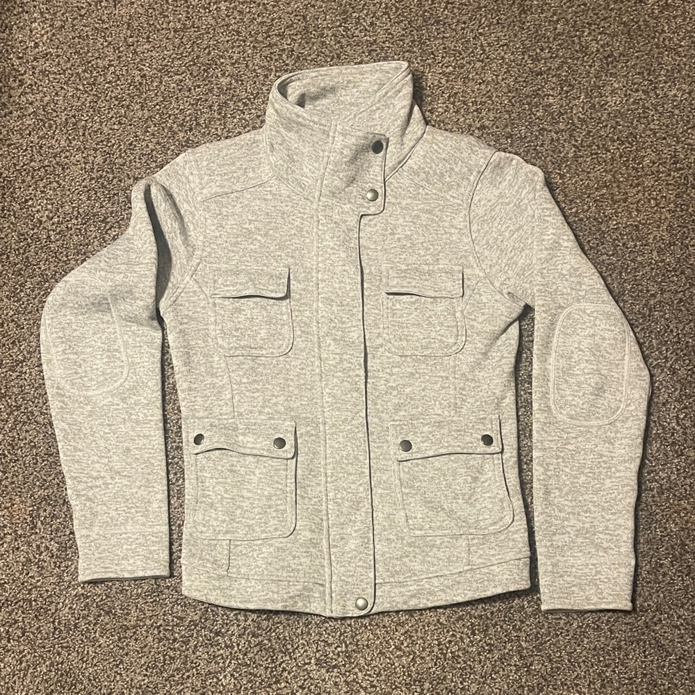 Patagonia Light Gray Better Sweater Zip-Up Jacket